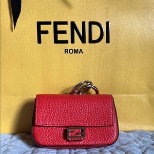 Fendi Micro bagguete charm wallet